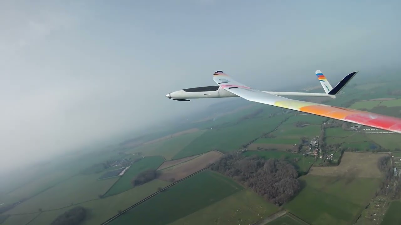 Forton: Kurt 3.5m Rc Glider. Camera on Extension rods 1/7