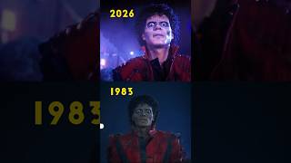 Thriller 1983 vs Michael (2026) | Michael Jackson Evolution#shorts  #michaeljackson #india #tamil