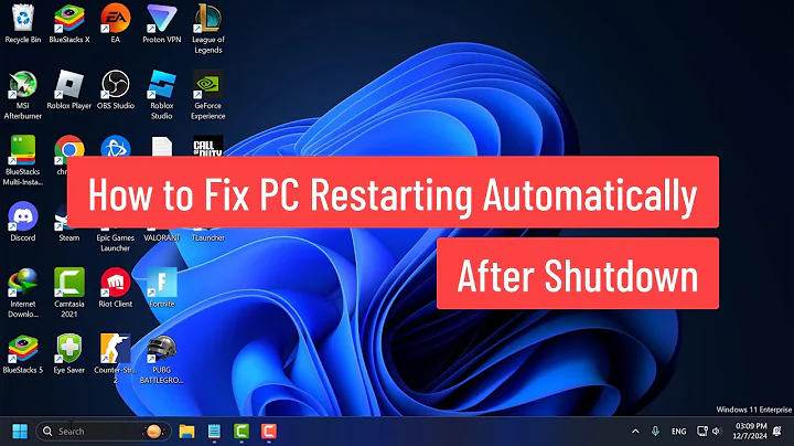 How to Fix PC Restarting Automatically After Shutdown in Windows 10/11 (2024)