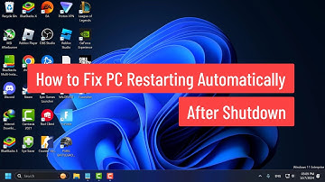 How to Fix PC Restarting Automatically After Shutdown in Windows 10/11 (2024)