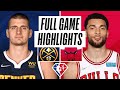 NUGGETS at BULLS | FULL GAME HIGHLIGHTS | December 6, 2021