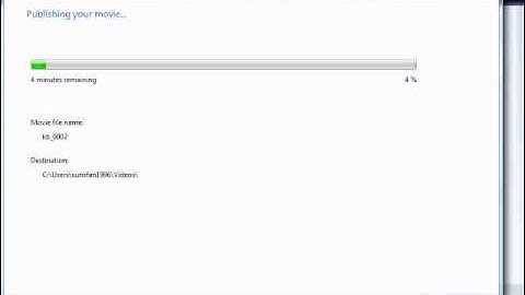 How to Publish a Video from Windows Movie Maker to Youtube