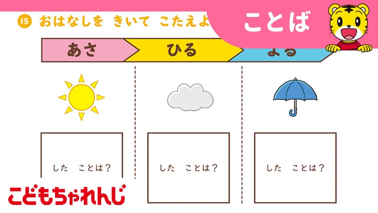 思考力ぐんぐん すてっぷ こどもちゃれんじ 思考力ぐんぐん>お話の聞き取りの参考動画 4・5・6歳向け