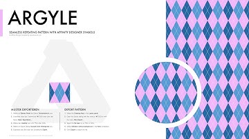 Affinity Designer Pattern - Argyle