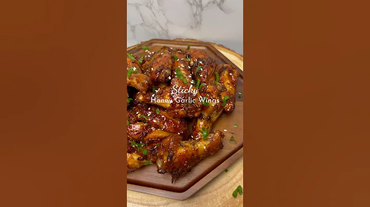 Sticky Honey Garlic #wings