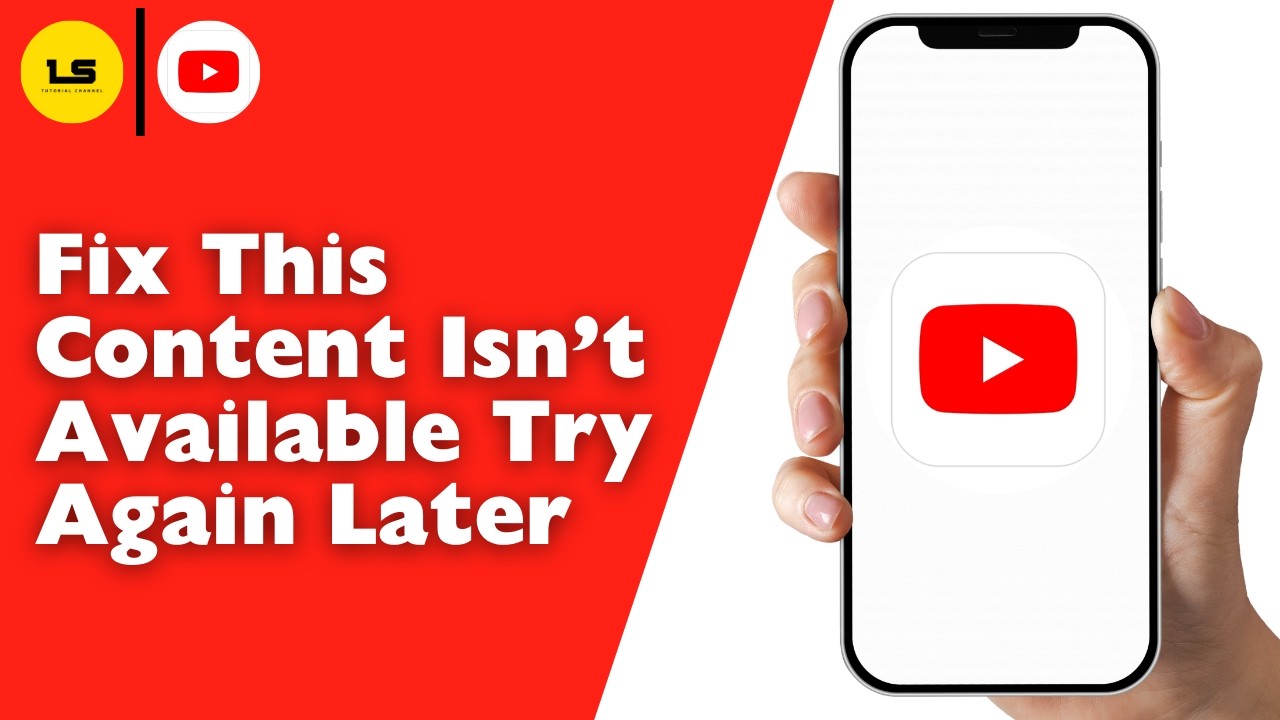 How To Fix YouTube This Content Isn’t Available Try Again Later Error (2026)
