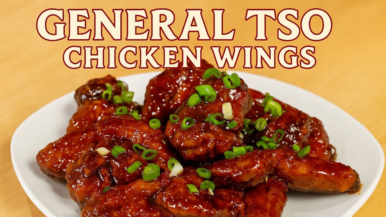 The Best Chinese Take-out Recipe For General Tso's Chicken Wings