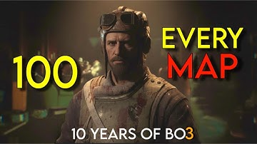 Ronde 100 op elke BO3 Zombies-kaart in 2025 UITDAGING 10 JAAR SPECIAL
