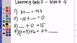 Learning task 2- similar examples (week 4)
