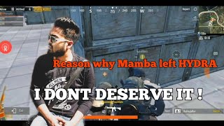 Why Mamba left HYDRA Clan?