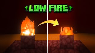 Low fire texture pack for mcpe | Ak villain official