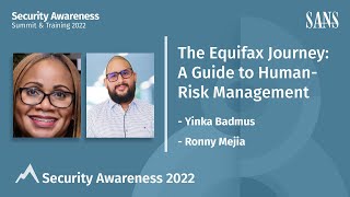 The Equifax Journey: A Guide to Human-Risk Management