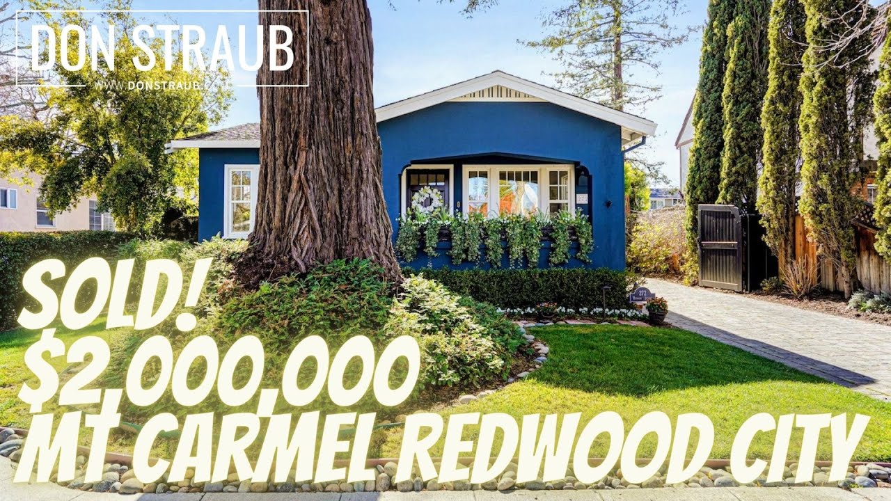 Visit a 2,000,000 Classic Mt Carmel Home near Downtown Redwood City CA