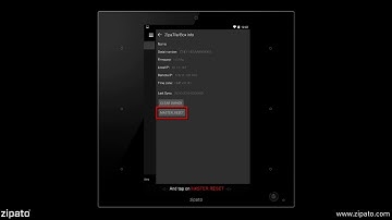 Zipatile How to do a MASTER RESET on ZipaTile