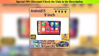 Deal Android 15 2din Car Radio Multimedia Player 9 inch Carplay For Toyota Volkswagen Hyundai Kia R
