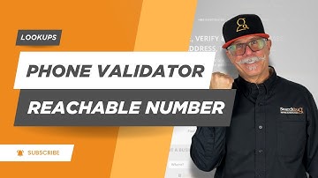 How to Use Phone Validator - Reachable Phone Number? | Searchbug Tutorials