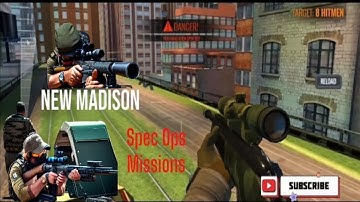SNIPER 3D ASSASSIN: Shoot to kill | New Madison | Spec Ops Missions | Moiz Gameplay Walkthrough