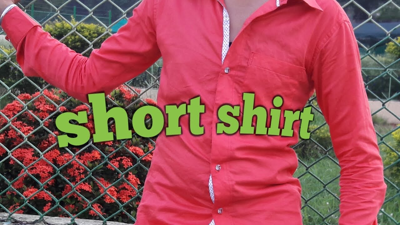 Short fitting shirt cutting (indian shirt ) - YouTube