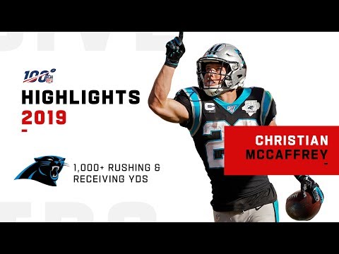 Christian McCaffrey Joins 1K-1K Club | NFL 2019 Highlights