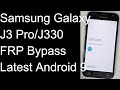 Samsung J3 Pro FRP Bypass Latest Version Android 9 | Samsung J330 Google account Remove