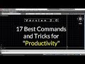 Best Commands & Tricks of AutoCAD for Productivity
