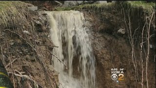 Water Main Break Leaves Behind Big Mess In Overbrook