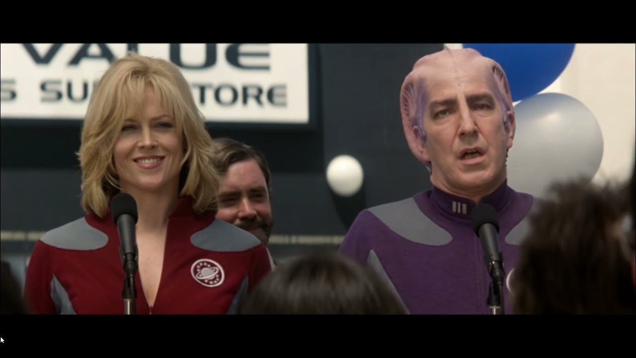 No one does "dead inside" quiet like Alan Rickman in Galaxy Quest, by Grabthar's Hammer.