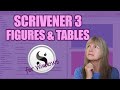 Scrivener 3 for Windows: Automatic Numbering for Figures and Tables