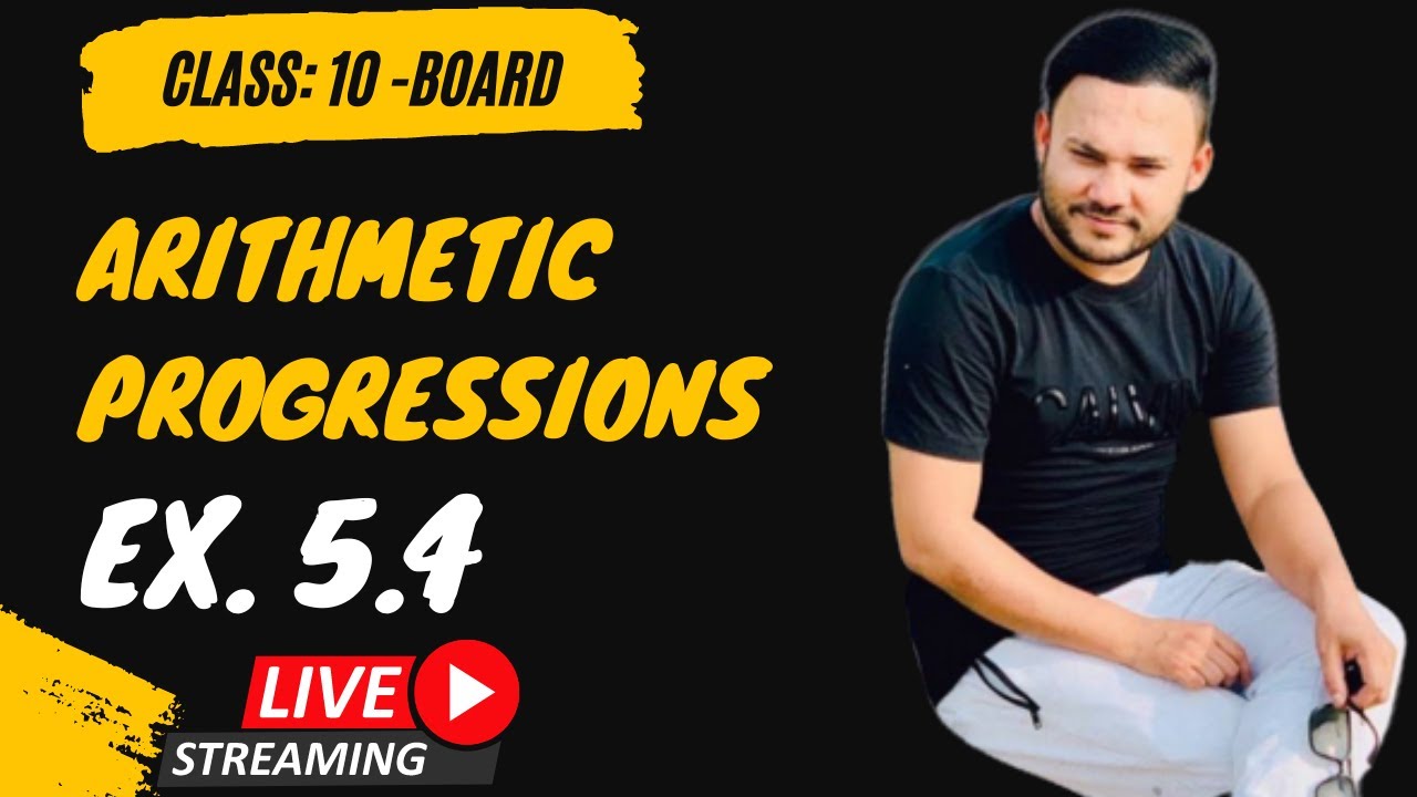 Ex 5 4 q1 to q5 example 13 to 16 arithmetic progression a p