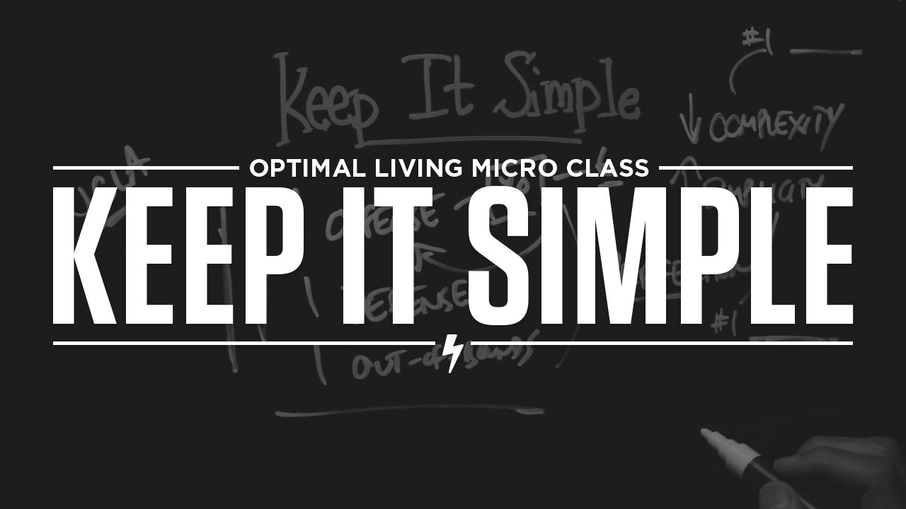 Micro Class: Keep It Simple