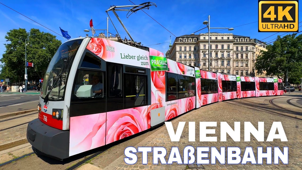 Straßenbahn Wien - Tram in Vienna Austria  2024