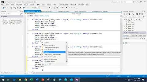 Part 2  Multiple forms in one panel