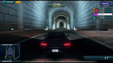 NFS MW under map glitch!
