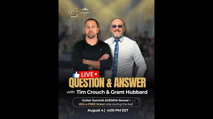 Gutter Growth Podcast | Live Q&A with Tim & Grant + Gutter Summit Ticket Giveaway