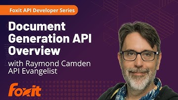 Document Generation API Developer Overview