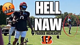 Bengals Defense CHIRPS AT Ja’Marr Chase & Offense @ SECOND PADDED Practice DAY 7 HIGHLIGHTS + MORE!