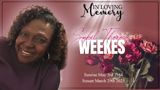 Celebrating the Life of Sybil Theresa Weekes