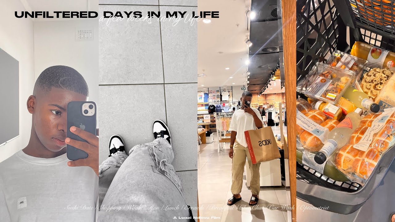 UNFILTERED Days in my life Ep:006 | Lunch | Shopping | Optometrist | Car Wash | Sushi | & more | 🇿🇦
