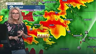 WXYZ-TV Detroit Severe Weather Coverage August 11, 2023
