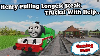 Thomas And Friends Henry Pulling Longest Steak Trucks
