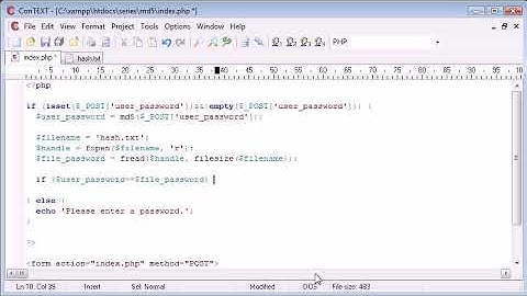 Beginner PHP Tutorial   97   MD5 Encryption Part 2