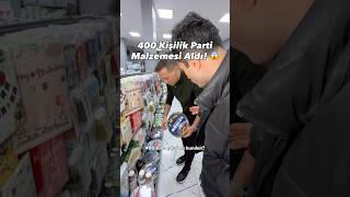 400 Kişilik Parti Malzemesi Aldı Karnaval Plastik Ğumgünü