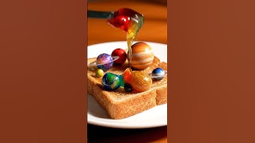 Glass Planets Spread on Toast ASMR 🌎🪐