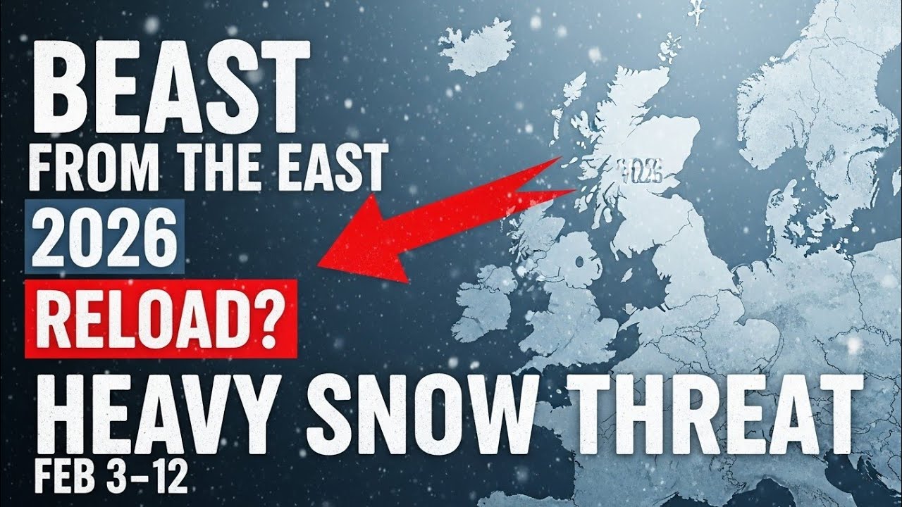 «Зверь с Востока»: обновление в 2026 году? Сильная угроза снегопадов с 3 по 12 февраля 