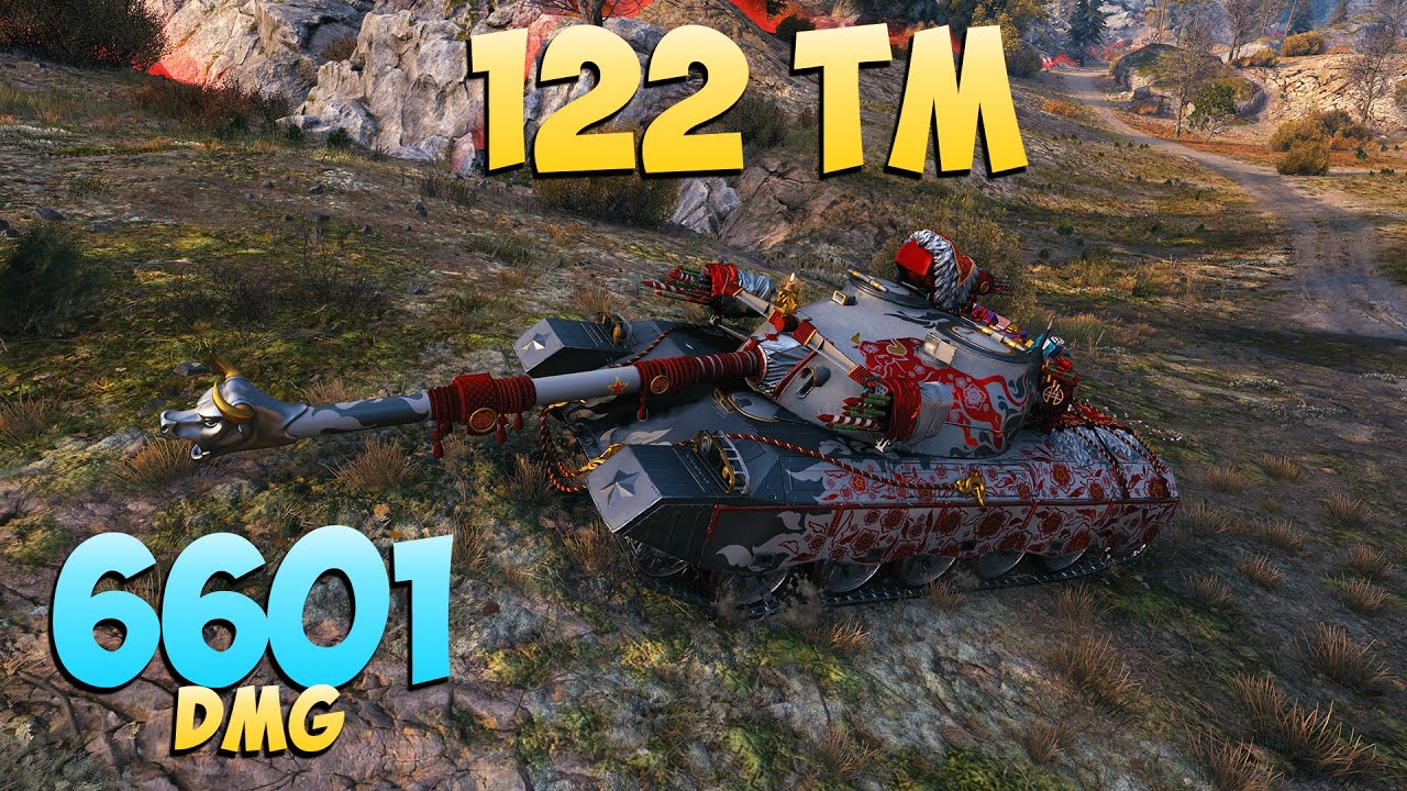 122 TM - 5 Kills 6.6K DMG - Почти стабильный! - Мир Танков
