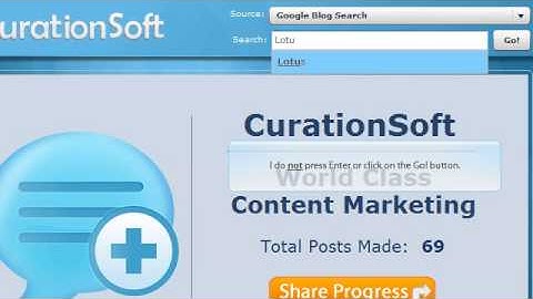 CurationSoft.com - Auto-Complete Settings and Options