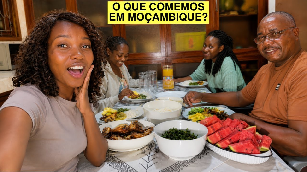 Preparei um dos pratos mais tradicionais de Moçambique 🇲🇿