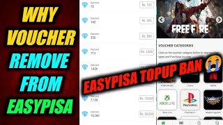 why easypaisa topup vouchers remove| easypisa topup ban ? | free fire new update
