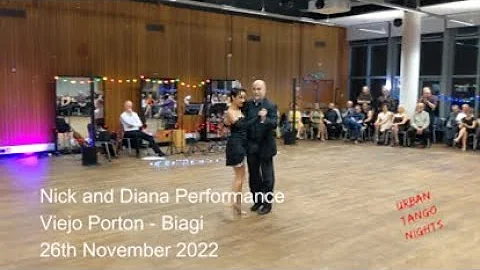 Nick Jones and Diana Cruz Performing to Viejo Porton - Biagi, Welsh International Tango Festival