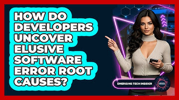 How Do Developers Uncover Elusive Software Error Root Causes? - Emerging Tech Insider